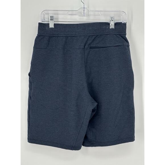 Lululemon Men’s Medium Navy Drawstring Shorts Cotton-Blend Casual Lounge Stretch - Picture 4 of 13